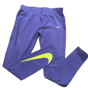 Nike Girls’ Fleece-Lined Leggings – Size Medium